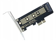 Karta konvertora adaptéra NVMe PCIe x1 M.2 NGFF SSD
