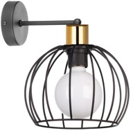 Loft zlatá nástenná lampa Loft zlatá nástenná lampa