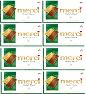8x100g MERCI Mliečna čokoláda s orechmi 4 ks