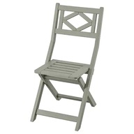 IKEA BONDHOLMEN Skladacia záhradná stolička šedá