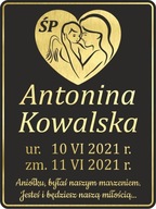 Náhrobná doska plaketa na hrob BŁYSK UV filter Náhrobná doska plaketa na hrob BŁYSK UV filter