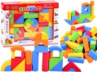 Mäkké farebné PENOVÉ BLOKY - 80 prvkov Mäkké farebné PENOVÉ BLOKY - 80 prvkov