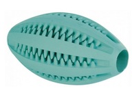 Gumená rugbyová lopta pre psov, mäta, 11 cm Trixie