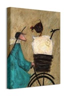 Obraz Sam Toft Ernest na bicykli Obraz na plátne 40x50 cm Obraz Sam Toft Ernest na bicykli Obraz na plátne 40x50 cm