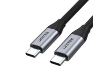 Unitek kábel USB-C – USB-C 1m 10Gb/s 4K UHD PD QC Unitek kábel USB-C – USB-C 1m 10Gb/s 4K UHD PD QC