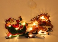 LED svetielka závesná vianočná dekorácia Mikulášske sane