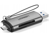 UGREEN USB + USB-C adaptér SD + čítačka microSD UGREEN USB + USB-C adaptér SD + čítačka microSD