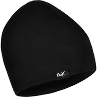 Čiapka FOX Outdoor Merino Wool 2-vrstvová čierna