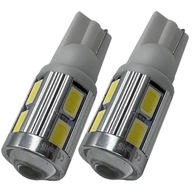 w5w LED T10 w16w 10 x 5730SMD 12v 24v biela 2 KS w5w LED T10 w16w 10 x 5730SMD 12v 24v biela 2 KS