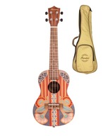 Bambusové BU-23 Vintage koncertné ukulele s obalmi