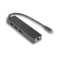 USB-C Slim 3-portový HUB s adaptérom Gigabit Ethernet