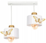 Závesné svietidlo MOTYLEK LOFT GOLD 2 pre dieťa Závesné svietidlo MOTYLEK LOFT GOLD 2 pre dieťa