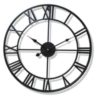 LOFT Nástenné hodiny veľké tiché Vintag 3D 60cm Retro LOFT Nástenné hodiny veľké tiché Vintag 3D 60cm Retro