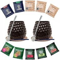 Yerba Mate Set pre dve bombilla tekvice 10x50g Yerba Mate Set pre dve bombilla tekvice 10x50g