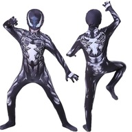 OUTFIT KOSTÝM VENOM SPIDERMAN NA KARNEVALOVÝ PLES 140 / 146 CM OUTFIT KOSTÝM VENOM SPIDERMAN NA KARNEVALOVÝ PLES 140 / 146 CM