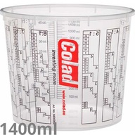 10 x COLAD Pohár na miešanie farieb so stupnicou 1400 ml 10 x COLAD Pohár na miešanie farieb so stupnicou 1400 ml
