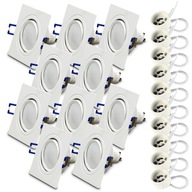 10x Halogénové svietidlo LIETA BIELA + LED GU10 7W 4000K 10x Halogénové svietidlo LIETA BIELA + LED GU10 7W 4000K