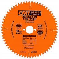 CMT Laminátový rezací kotúč na drevo 216x30mm 64 zubov
