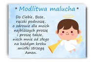 Modrá modlitebná tabuľa pre batoľatá pre deti A4 Modrá modlitebná tabuľa pre batoľatá pre deti A4