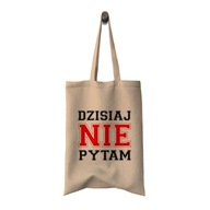 Bavlnená taška DNES VZORY DARČEK NEPÝTAM Bavlnená taška DNES VZORY DARČEK NEPÝTAM