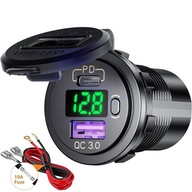 NABÍJAČKA DO AUTO 2x USB QC3.0 36W NABÍJAČKA DO AUTO 2x USB QC3.0 36W