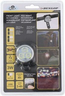 DUNLOP USB nabíjateľná predná cyklistická lampa DUNLOP USB nabíjateľná predná cyklistická lampa