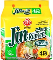 Jin Ramen Veggie rezancová polievka 4 x 110g - Ottogi