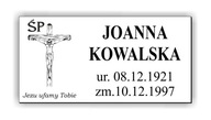 Náhrobná doska 50x20 3mm S PÁSKOU NA NALEPENIE Náhrobná doska 50x20 3mm S PÁSKOU NA NALEPENIE