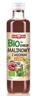 Malinový sirup s medom a lipou BIO 250 ml Polska R