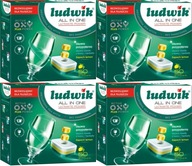 Ludwik All in One P-Free citrón tablety do umývačky riadu 900g 50 ks x4