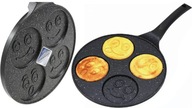 Panvica vyprážanie vajec palacinky Smajlík palacinky Panvica vyprážanie vajec palacinky Smajlík palacinky
