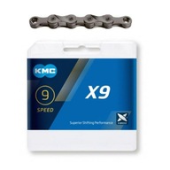 KMC Chain X9 114 článkov šedý BOX KMC Chain X9 114 článkov šedý BOX