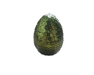 Veľkonočné vajíčko, zelené flitre, ručná práca 8cm