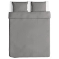 IKEA ANGSLILJA Obliečky 200x200, šedá bavlna