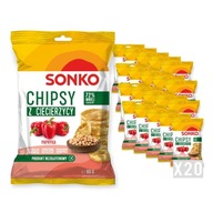 20x SONKO Cícerové lupienky s príchuťou papriky 60g