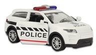 Kovový model auta terénnej polície