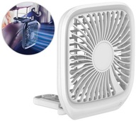 Auto USB ventilátor opierky hlavy do auta, biela