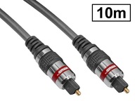 S/PDIF kábel TOSLINK-TOSLINK HQ VITALCO 10m S/PDIF kábel TOSLINK-TOSLINK HQ VITALCO 10m