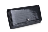 VerMari dámska kožená peňaženka s magnetom, čierna