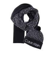 CALVIN KLEIN SADA ČIAPKY a ŠÁLKY LOGO DARČEKOVÉHO BOXU