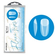 Nails Company Predlžovacie formy Flexi Tips - Oval 240 ks Nails Company Predlžovacie formy Flexi Tips - Oval 240 ks