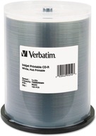 Verbatim CD-R 700 MB na tlač 100 ks Verbatim CD-R 700 MB na tlač 100 ks