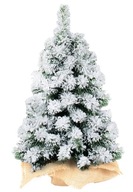 Malý, zasnežený vianočný stromček, 40 cm