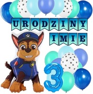 BALÓNKY k narodeninám 1-9 Tlapková PATROL + MENO XL set BALÓNKY k narodeninám 1-9 Tlapková PATROL + MENO XL set