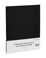 Čierna bavlnená obliečka 160x200 JEDNODUCHO