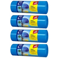 4 x Jan Niezbędny Super pevné vrecia na odpadky 120l 20ks 4 x Jan Niezbędny Super pevné vrecia na odpadky 120l 20ks