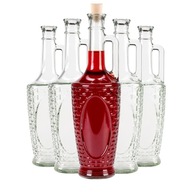 5x Sklenené fľaše na likér Galicja 700ml 5x Sklenené fľaše na likér Galicja 700ml