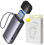 BASEUS ČÍTAČKA PAMÄŤOVÝCH KARIET USB-A OTG MICRO SD TF BASEUS ČÍTAČKA PAMÄŤOVÝCH KARIET USB-A OTG MICRO SD TF