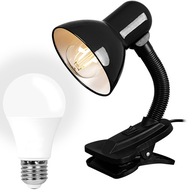 ŽIAROVKA + LAMPA NA NOČNÉ ČÍTANIE NA KRESLENIE STOLOVEJ LAMPY KÁBEL 180CM KLIP ŽIAROVKA + LAMPA NA NOČNÉ ČÍTANIE NA KRESLENIE STOLOVEJ LAMPY KÁBEL 180CM KLIP