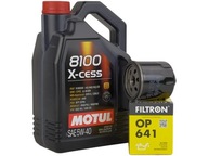 MOTUL 8100 X-CESS 5W40 4L + OLEJOVÝ FILTER OP641